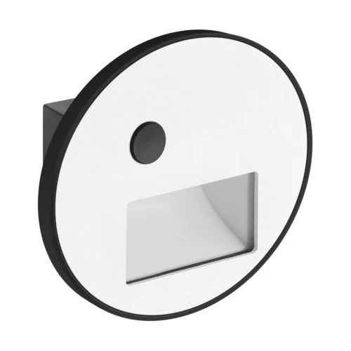 04863 - Strühm LED Lépcsőviágító Mozgásérzékelővel, CCT-s, 1,2W, 230V, 58lm,IP20, 80X80X40mm, Kivágási méret: 60mm, Fehér, Kerek, WEKTOR