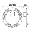 Strühm LED modul, CCT-s, 24W, 2920lm, IP20, 2900/4100/6400K, 32X240mm, ARENA