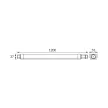 Strühm LED por- és páramentes armatúra, 30W, 4000K, 3850lm, IP65, 1200mm, Nelson