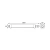   Strühm LED por- és páramentes armatúra, 55W, 4000K, 7050lm, IP65, 1200mm, Lagan