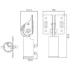 Ultralux Adapter ф60mm LED utcai lámpához LUT10042
