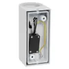 Ultralux Kültéri fali lámpatest, IP44, 2xGU10, fehér