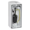Ultralux Kültéri fali lámpatest, IP44, 2xGU10, fehér