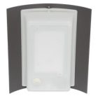 Ultralux Kültéri fali világítótest, IP44, E27, grafit