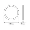 Ultralux Keret 12W-os LED panel felületre szereléséhez LPRB1227, LPRB1242 LPRB1227, LPRB1242