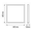 Ultralux Keret a LED panel felületre történő felszereléséhez 600x600 mm