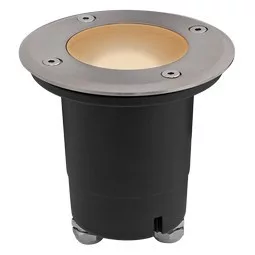Ultralux Földbe süllyesztett lámpatest, IP65, GU10, inox