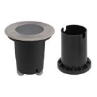 Ultralux Földbe süllyesztett lámpatest, IP65, GU10, inox