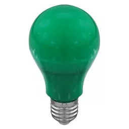 Ultralux LED fényforrás, E27, 6W, zöld