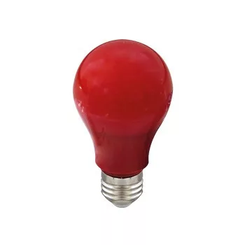Ultralux LED fényforrás, E27, 6W, 220-240V, piros
