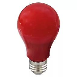 Ultralux LED fényforrás, E27, 6W, 220-240V, piros