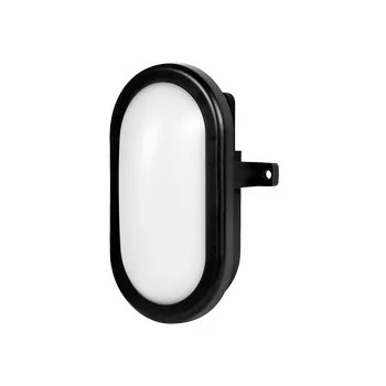   Ultralux LED vízálló mennyezeti lámpa IP44 4200K 220V 120 10W fekete