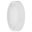 Ultralux LED mennyezeti lámpa, 12W, 4000K, 800lm, IP65, kerek, fehér
