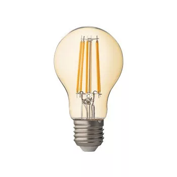   Ultralux LED fényerőszabályozható izzó borostyánsárga E27 220-240V AC 7,5W