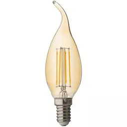 Ultralux LED fényerőszabályozható izzólámpa sárga E14 220-240V AC 4W