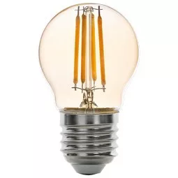 Ultralux LED fényerőszabályozható izzólámpa sárga E27 220-240V AC 4W