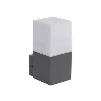 Ultralux Kültéri fali lámpatest, IP65, E27, grafit