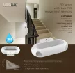 Ultralux Led Lámpa, két PIR mozgásérzékelővel, 18W, 1300lm, IP65, 2X90°, 