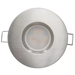 Ultralux LED-es IP44 6,5W 4200K, szatén nikkel, IP44 6,5W 4200K