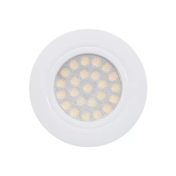   Ultralux Mini LED-es lefelé világító beépítésre 4W, 4200K, 220-240V AC, IP44, fehér, fehér