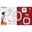 Ultralux LED modul, CCT, mágneses, 12W, 3000K/4200K/6500K, 1300lm,220V-240V AC, IP20, 133x133/22mm