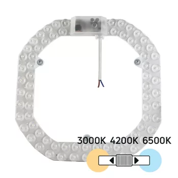   Ultralux LED modul, CCT, mágneses, 36W, 3000K/4200K/6500K, 4300lm,220V-240V AC, IP20, 235x235/21mm