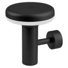 Ultralux LED kültéri lámpatest 6W, 2700K, IP65, grafit, kerek, kör alakú