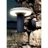   Ultralux LED kültéri lámpatest 6W, 4200K, IP65, grafit, kerek, kerek
