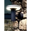 Ultralux LED kültéri lámpatest 6W, 4200K, IP65, grafit, kerek, kerek