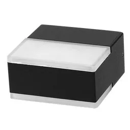 Ultralux lámpa, 9W, 2700K, IP65, , grafit, szögletes