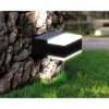 Ultralux lámpa, 9W, 2700K, IP65, , grafit, szögletes