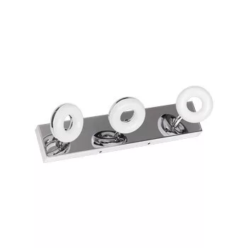   Ultralux LED fürdőszoba világítótest, 3x5W, 2700K, króm, IP44