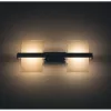 Ultralux LED-es fali lámpatest, 2x5W, 2700K, króm, IP20
