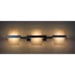 Ultralux LED-es fali lámpatest, 3x5W, 2700K, króm, IP20
