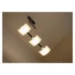Ultralux LED-es függő lámpatest, 3x5W, 2700K, króm, IP20