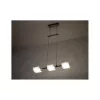 Ultralux LED-es függő lámpatest, 3x5W, 4200K, króm, IP20
