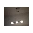 Ultralux LED-es függő lámpatest, 3x5W, 4200K, króm, IP20