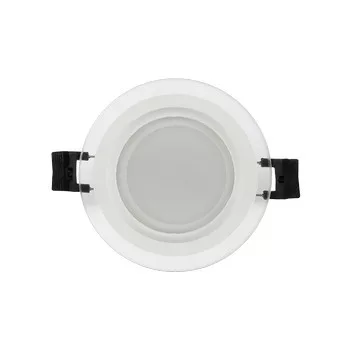   Ultralux LED üvegpanel kerek beépítéshez, 6W, 4200K, 220V-240V AC, IP44
