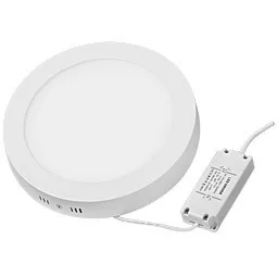 Ultralux LED panel felszíni szereléshez, kerek, 12W, 2700K, 220V-240V AC