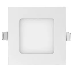 Ultralux LED panel, süllyesztett, négyzet, 6W, 4200K, SMD 2835,
