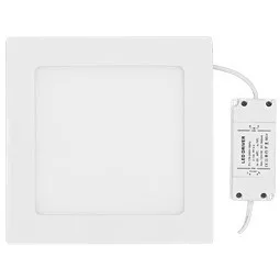 Ultralux LED panel beépítésre, négyzet alakú, 18W, 2700K, 220V-240V AC