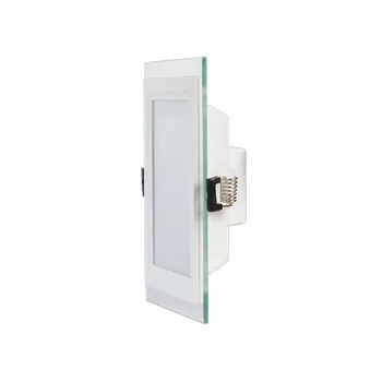   Ultralux LED üvegpanel beépíthető négyzet alakú épületekhez, 6W, 2700K, 220V-240V AC, IP44