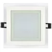 Ultralux LED üvegpanel beépíthető négyzet alakú épületekhez, 6W, 4200K, 220V-240V AC, IP44