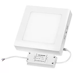 Ultralux LED panel felületre szerelhető, négyzet alakú, 18W, 2700K, 220V-240V AC