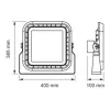   Ultralux Professzionális LED reflektor 200W dimmelhető 1-10V DC 5000K 220V-240V AC IP66
