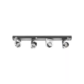 Ultralux LED spot világítótest 4x5W, 4200K, grafit
