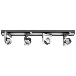Ultralux LED spot világítótest 4x5W, 4200K, grafit