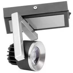 Ultralux LED spot világítótest 5W, 2700K, grafit, 2700K, grafit