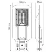 Ultralux LED utcai lámpa IP66 13W 4200K 13W 4200K