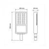 Ultralux LED utcai lámpa 220V 30W 4200K IP66